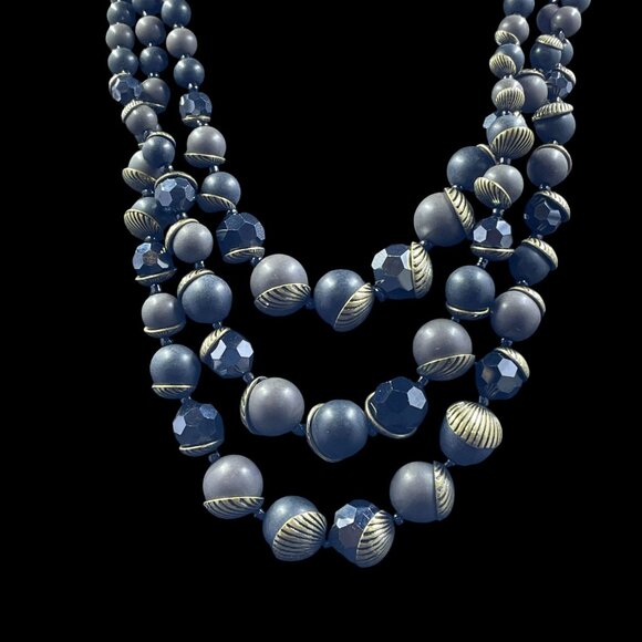 Premier Designs Multi Strand Necklace Chunky Statement Boho Artsy Vintage Goth - Picture 3 of 8